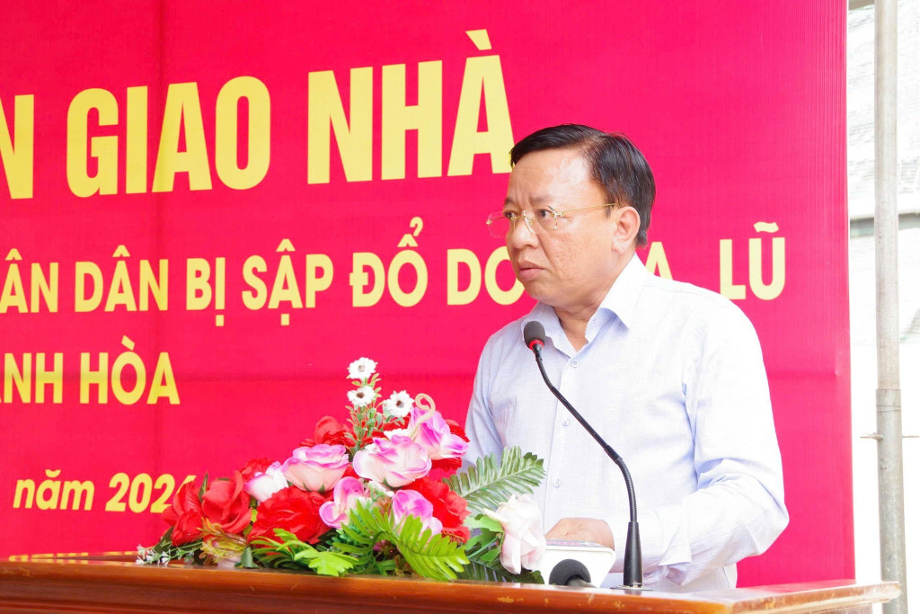 Phó Chủ tịch UBND tỉnh Khánh Hòa phát biểu (Ảnh: Thanh Huy)