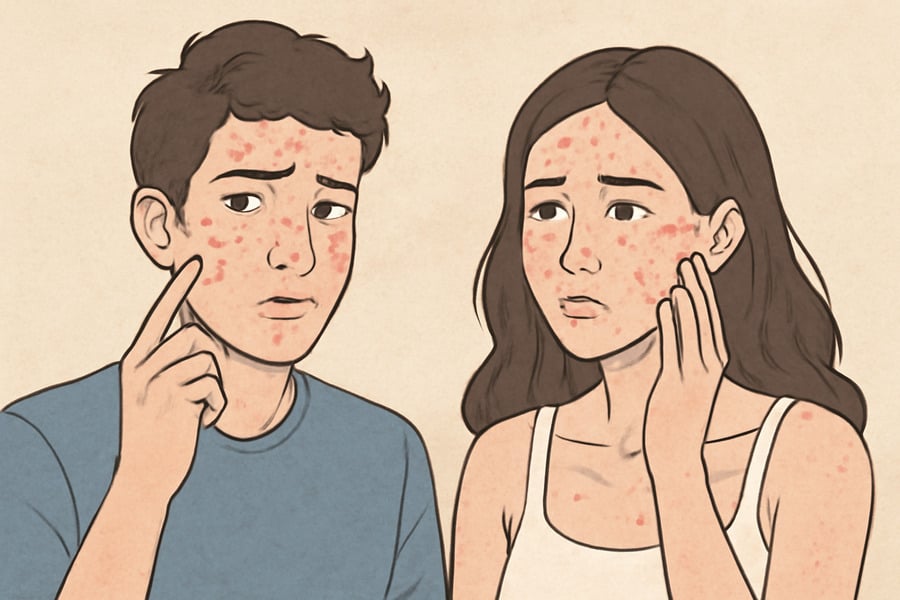 Cần chăm sóc da kỹ nếu bị mụn để tránh tình trạng sẹo (Ảnh minh họa)