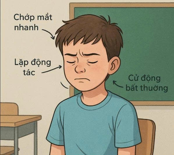 Trẻ em có biểu hiện bất thường. Ảnh: Hình ảnh minh họa