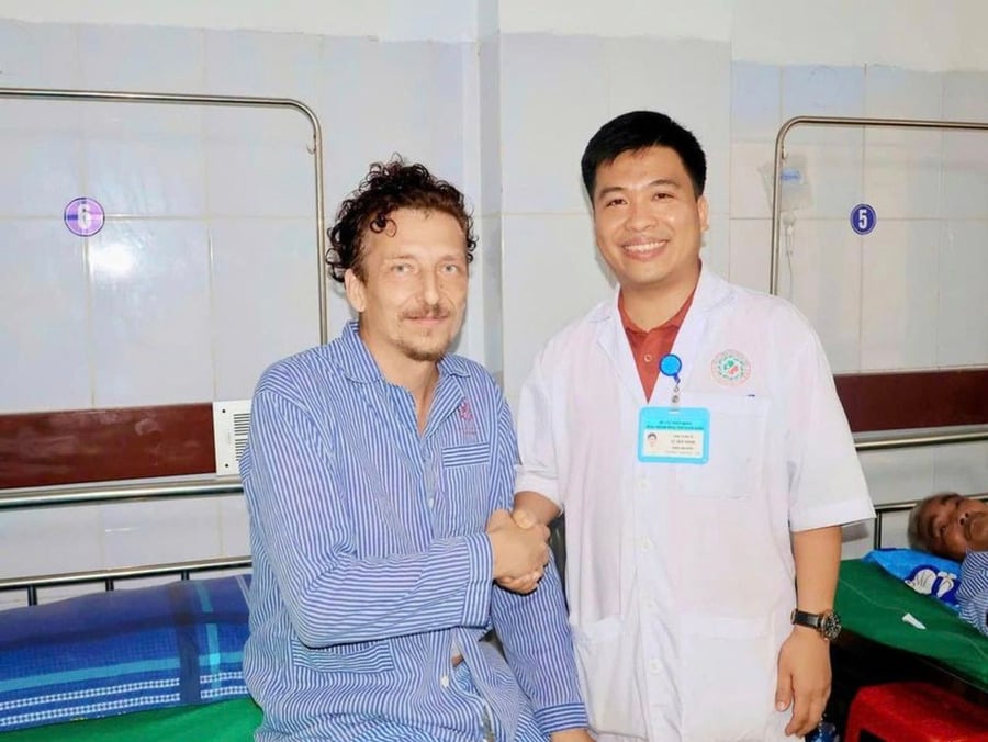 Người bệnh đã hồi phục sau thời gian điều trị ( Ảnh: BVCC )