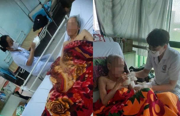 Bệnh nhân vô gia cư được các y bác sĩ chăm sóc chu đáo Ảnh: Bệnh viện Đa khoa tỉnh Sóc Trăng