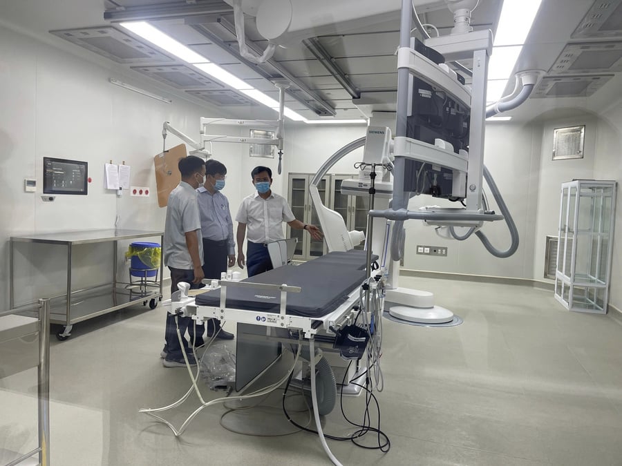 Bệnh viện được đầu tư nhiều máy móc thiết bị hiện đại