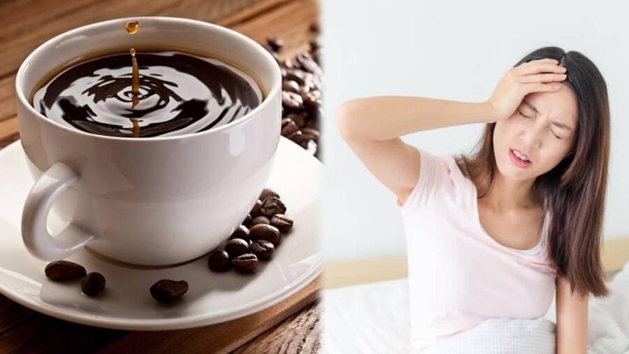 Dùng quá nhiều cà phê đen dễ gây đau đầu (Ảnh minh họa)