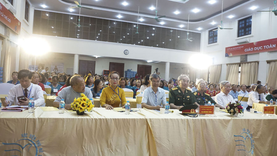 Đại biểu tham dự Đại hội đại biểu Khối Dưỡng sinh Tâm thể lần thứ nhất, nhiệm kỳ 2025 - 2030