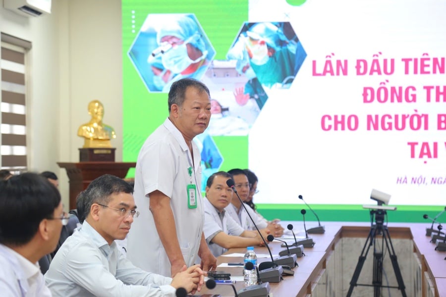 TS Dương Đức Hùng, Giám đốc Bệnh viện Hữu nghị Việt Đức khẳng định, sự thành công của ca ghép đồng thời tim - phổi cho bệnh nhân suy đa tạng đã mở ra dấu mốc quan trọng đối với ngành y tế Việt Nam