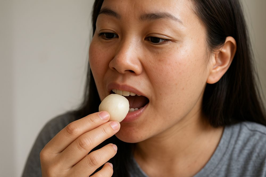 Sơ chế củ năng thật sạch trước khi sử dụng (Ảnh minh họa) 
