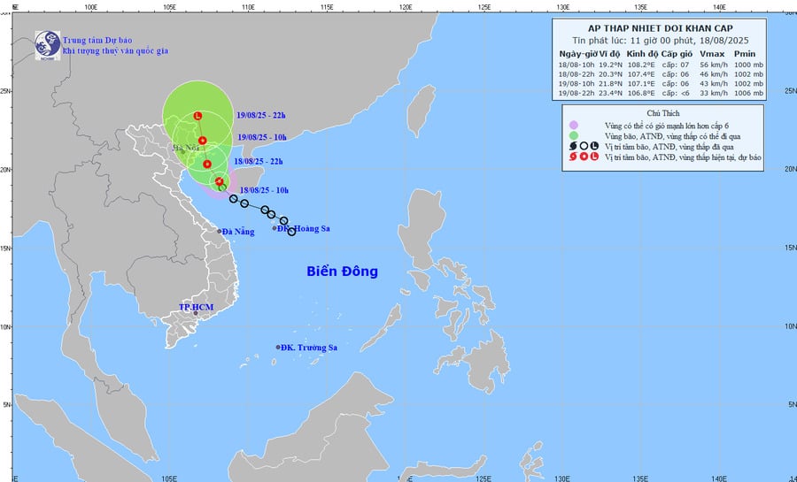 (Ảnh: nchmf.gov.vn)