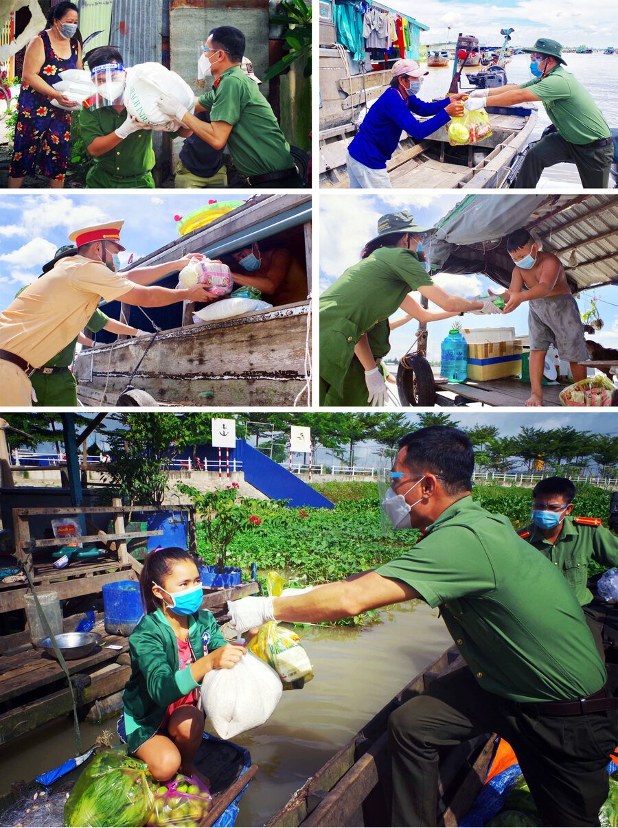 CAND luôn là một lực lượng quyết liệt trong phòng, chống dịch bệnh, tích cực tham gia khắc phục hậu quả thiên tai, bão lũ, cứu nạn, cứu hộ, thật sự trở thành một “điểm tựa bình yên” của Nhân dân