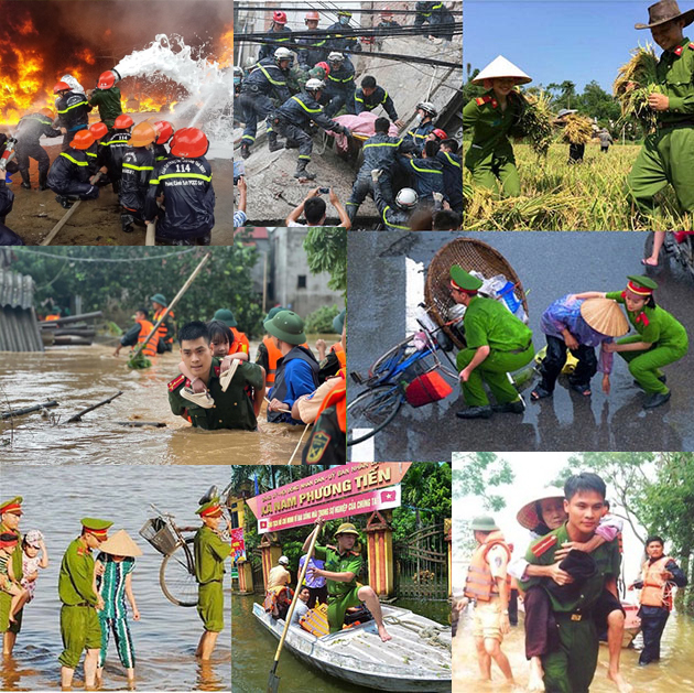 Lực lượng Công an nhân dân sẵn sàng hy sinh 