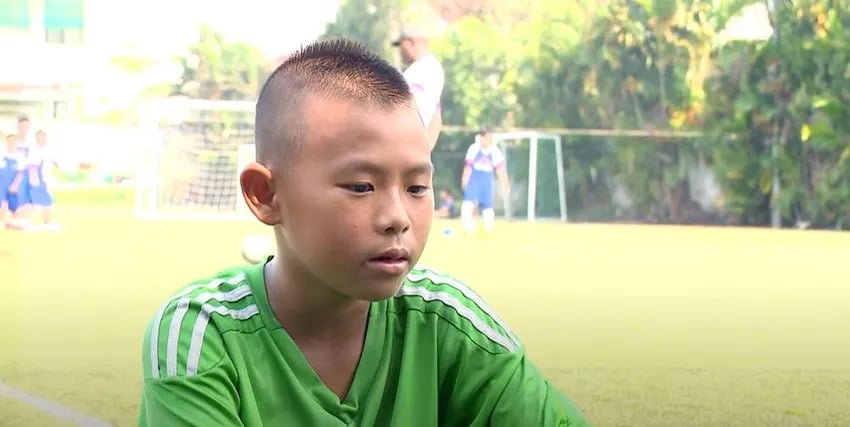Nguyễn Hoàng Sang khoác áo CLB Công an Hà Nội và tiếp tục khẳng định sự tiến bộ trên con đường chuyên nghiệp (Ảnh: Bee Comm)