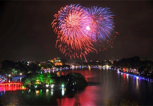 Hà Nội sẽ có Hà Nội 5 điểm, 6 trận địa bắn pháo hoa chào mừng Quốc khánh vào tối ngày 2/9/2025