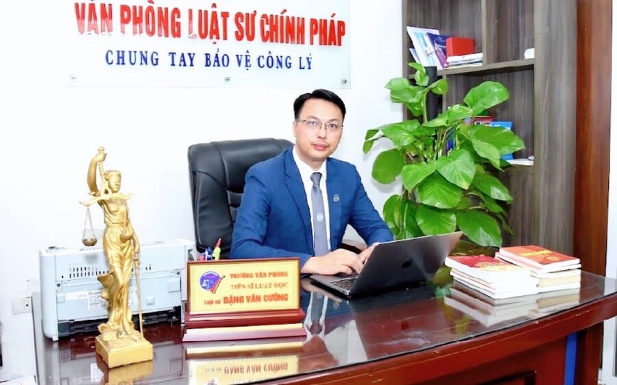 Tiến sĩ, Luật sư Đặng Văn Cường, Trưởng Văn phòng Luật sư Chính Pháp