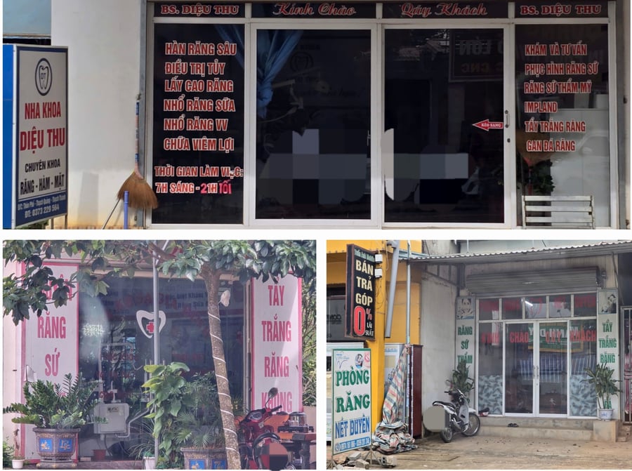 Nha khoa Gia Đình, Nha khoa Diệu Thu và Răng Nét Duyên đều không đủ điều kiện hoạt động