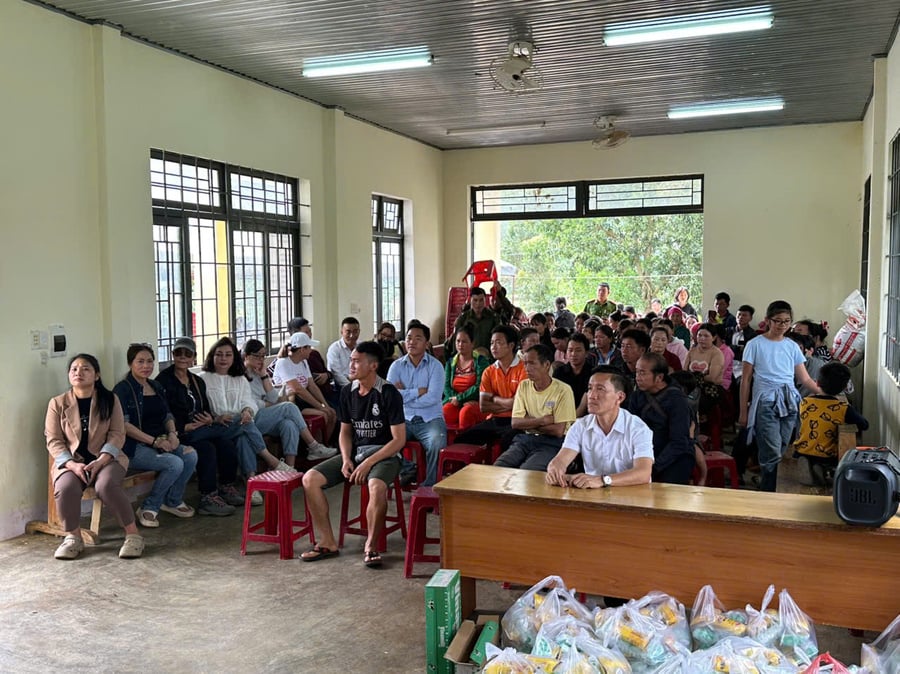 Quang cảnh buổi tuyên truyền
