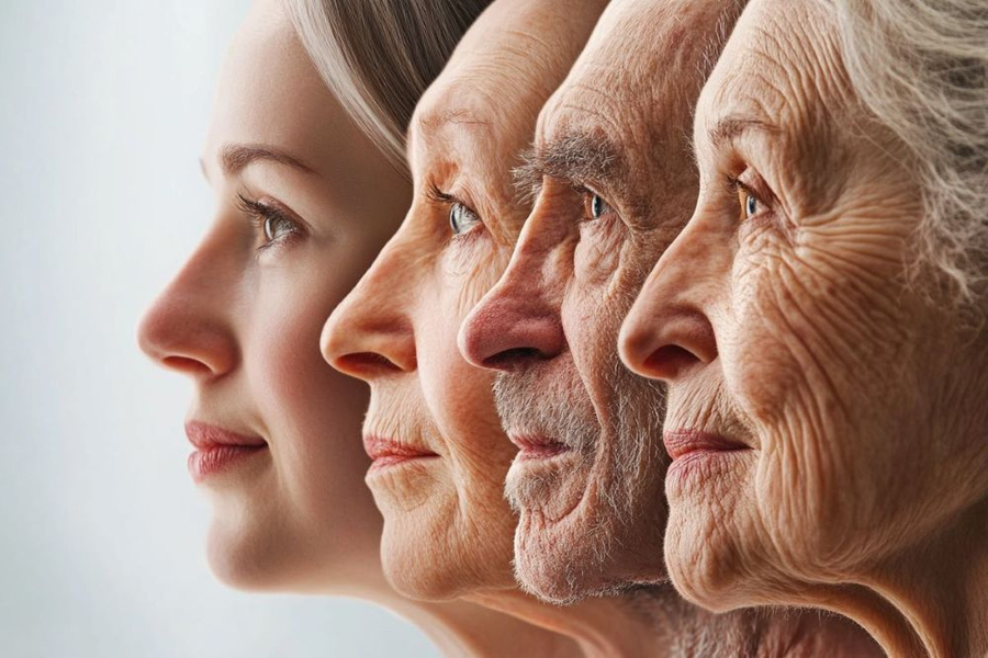 Làn da có dấu hiệu lão hóa nên sử dụng liệu pháp căng chỉ Collagen (Ảnh minh họa)
