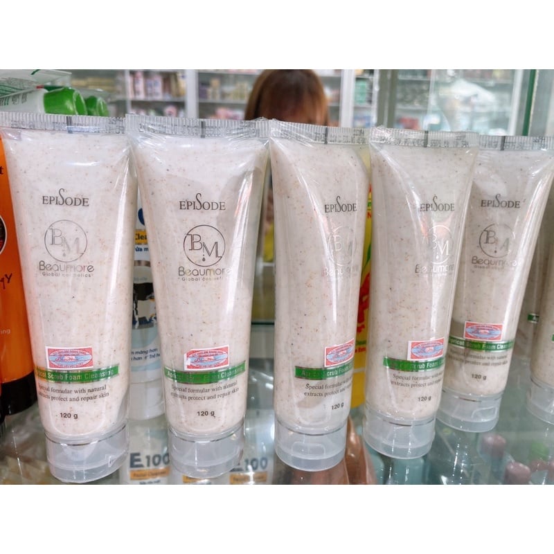 Sữa rửa mặt hạt mơ Episode BM Beaumore