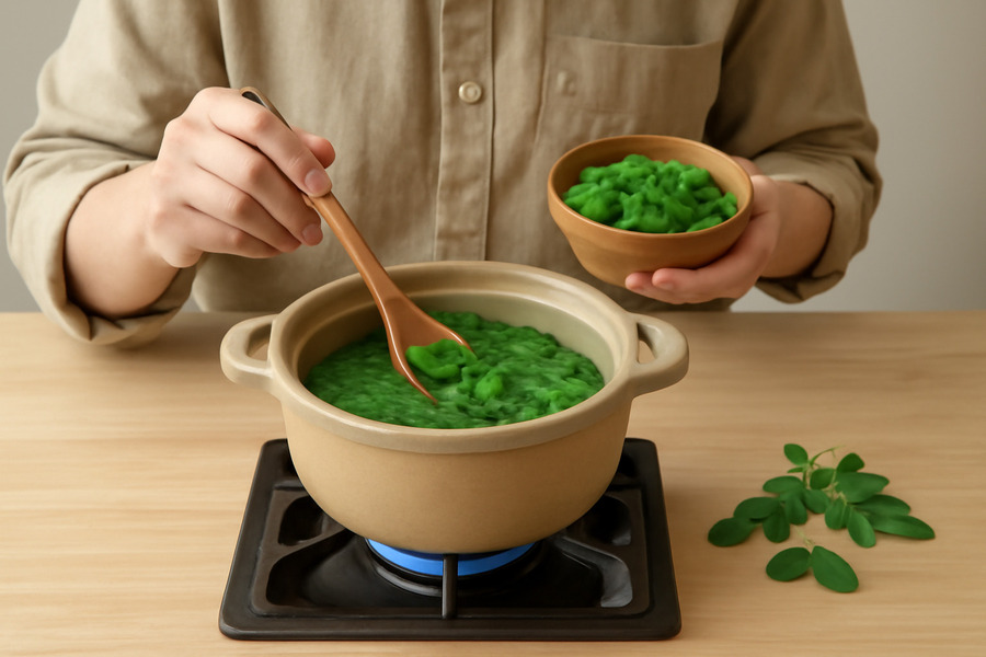 Nên sử dụng lá chùm ngây một cách điều độ (Ảnh minh họa)