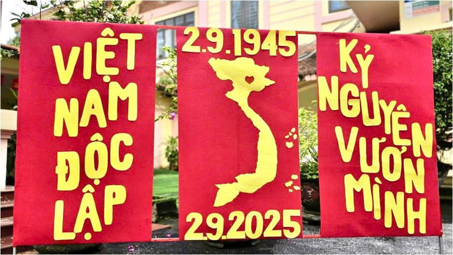 Khẩu hiệu “Việt Nam độc lập – Kỷ nguyên vươn mình” thể hiện tinh thần tự hào dân tộc, hướng đến tương lai