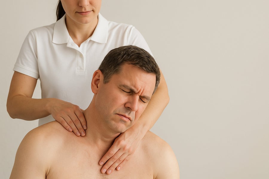 Bệnh nhân dễ gặp phải nhiều biến chứng nếu massage không đúng cách (Ảnh minh họa)