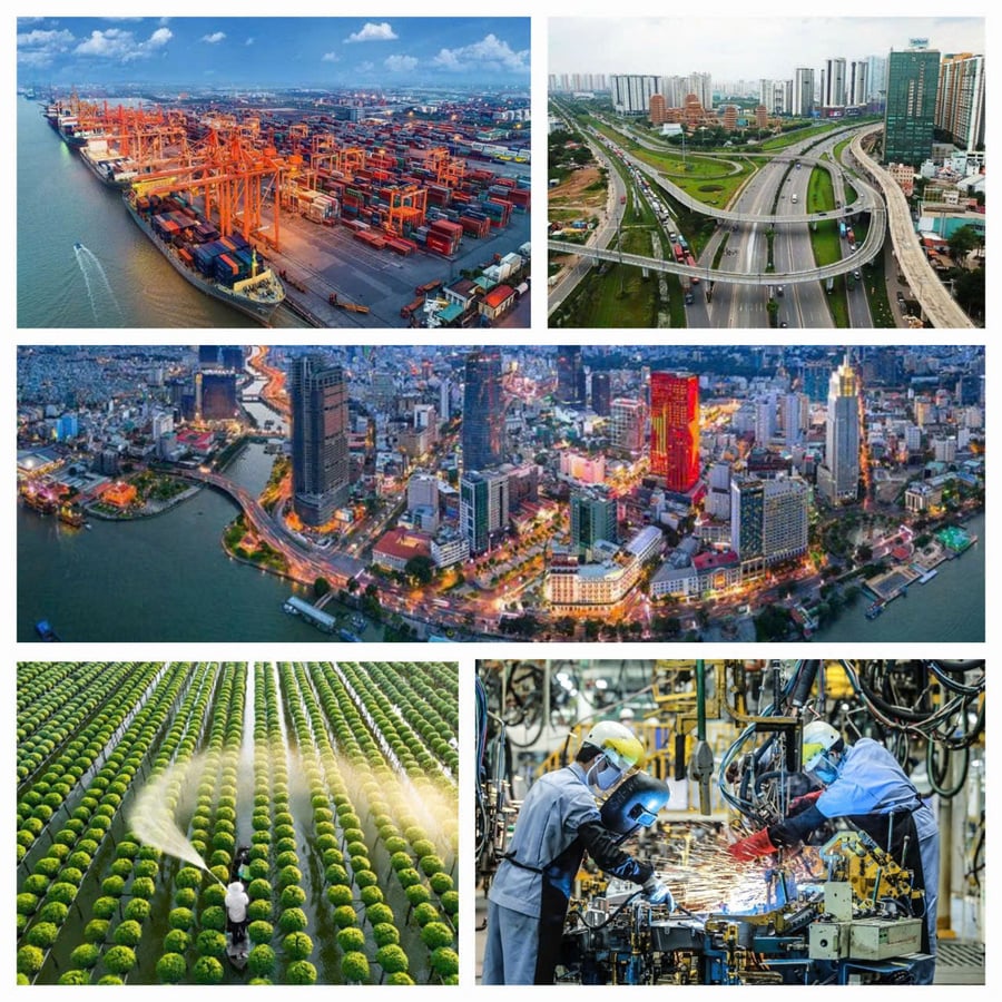 Trong hòa bình và kiến quốc, từ một nền kinh tế kiệt quệ, đến năm 2024, GDP bình quân đầu người đã vượt 4.600 USD, đưa Việt Nam trở thành một trong những nền kinh tế tăng trưởng nhanh nhất thế giới