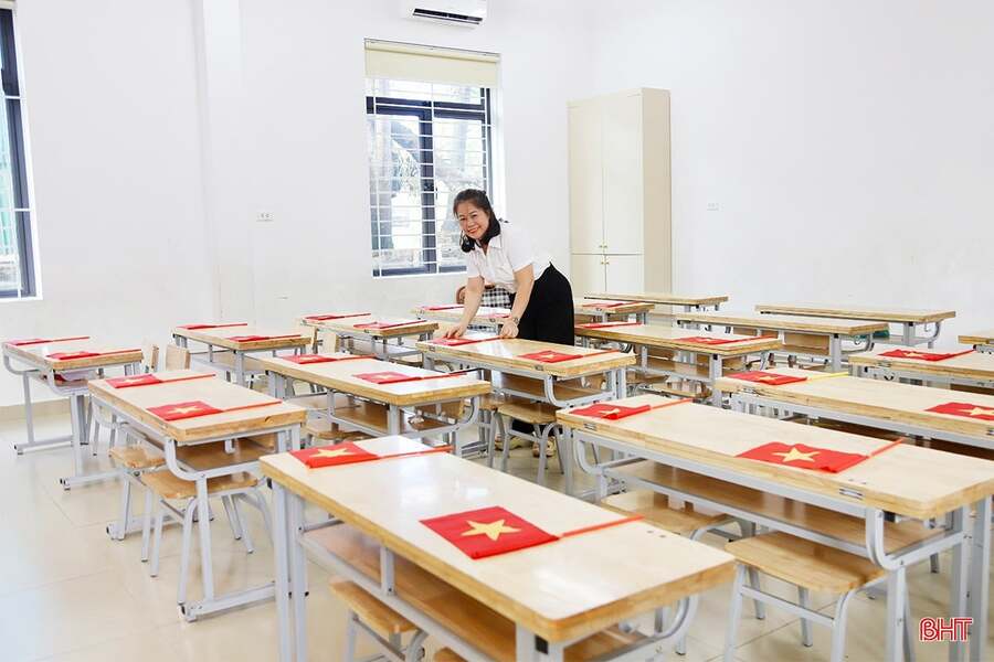 Các trường học ở Hà Tĩnh chuẩn bị chu đáo cho lễ khai giảng