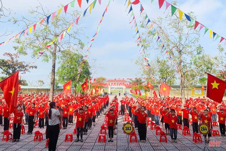 Các trường học ở Hà Tĩnh chuẩn bị chu đáo cho lễ khai giảng