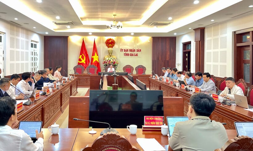 Toàn cảnh buổi đối thoại ngày 07/9/2025. (Ảnh Vũ Thảo – Báo Gia Lai).