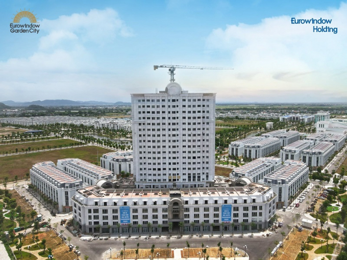 Khu đô thị Eurowindow Garden City quy mô 6,7 ha, tổng vốn đầu tư 1.300 tỷ đồng.