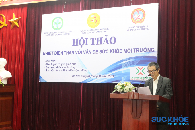 Ông Bùi Ngọc Minh – Trưởng ban Tuyên truyền giáo dục, Hội giáo dục chăm sóc sức khỏe cộng đồng Việt Nam