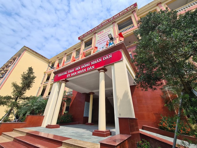 Trụ sở UBND huyện Thanh Oai.