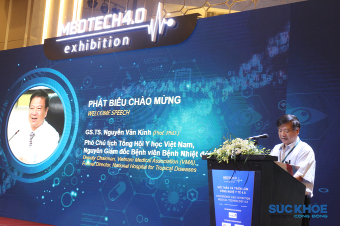 GS. TS. Nguyễn Văn Kính - Phó Chủ tịch Tổng Hội Y học Việt Nam, Nguyên Giám đốc Bệnh viện Bệnh Nhiệt đới Trung ương nêu lên thực trạng nổi bật trong chuyển đổi số y tế Việt Nam