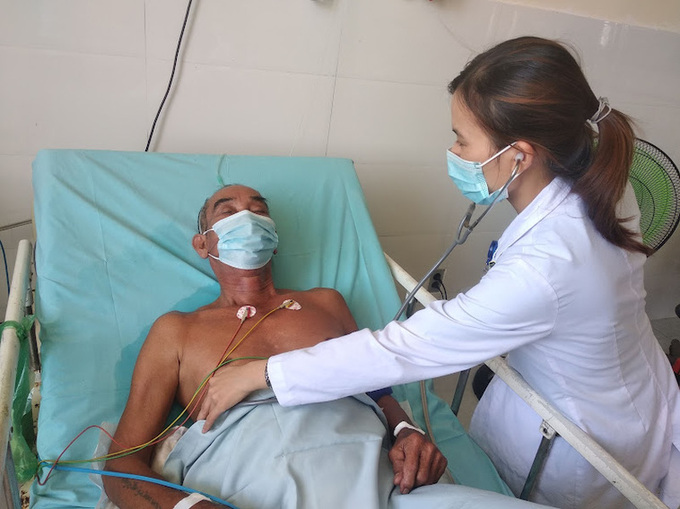Bệnh nhân được theo dõi tại bệnh viện. Ảnh: BVCC