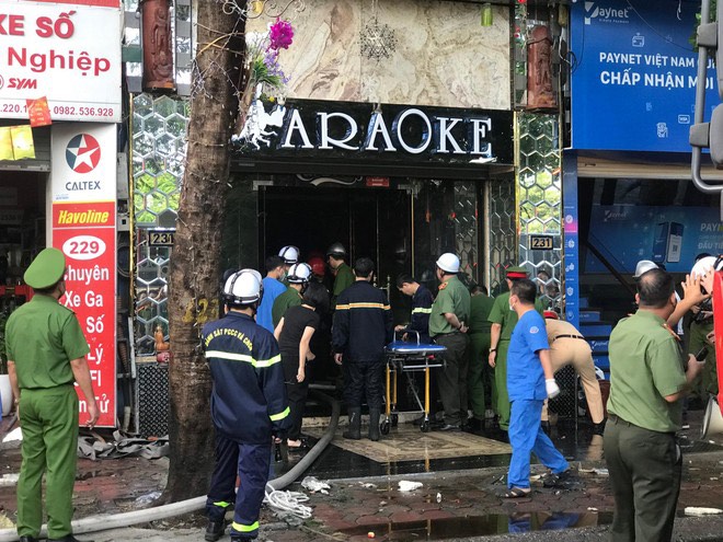 Quán karaoke nơi xảy ra hoả hoạn