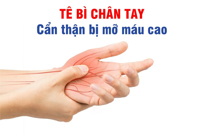 Tê bì chân tay – Dấu hiệu cảnh báo mỡ máu cao