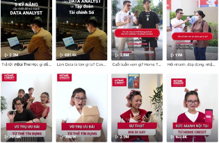 Kênh TikTok Home Credit đạt lượt view khủng 