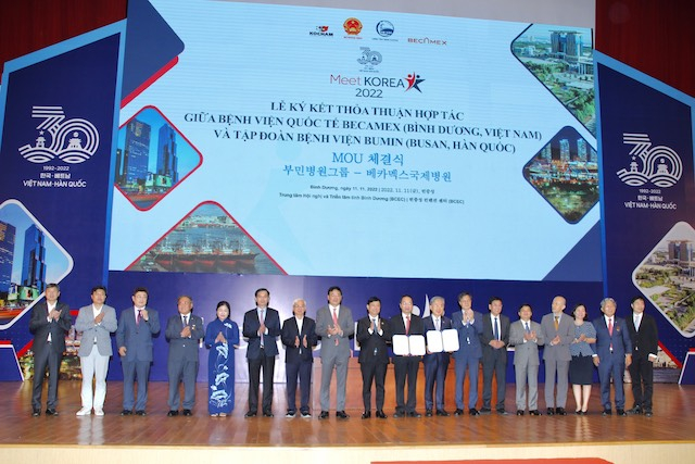 Bệnh viện Quốc tế Becamex và Tập đoàn bệnh viện Bumin Hàn Quốc đồng ý tích cực hợp tác theo nguyên tắc đôi bên cùng có lợi