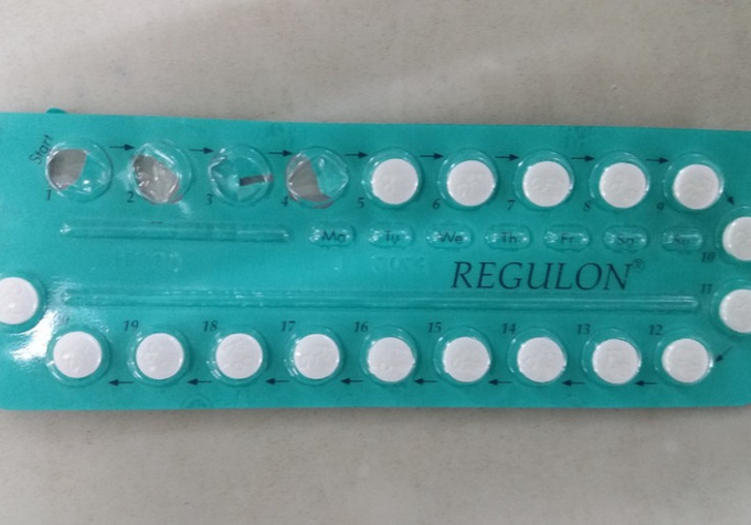 Thuốc tránh thai mà bệnh nhân sử dụng. Ảnh: BVCC