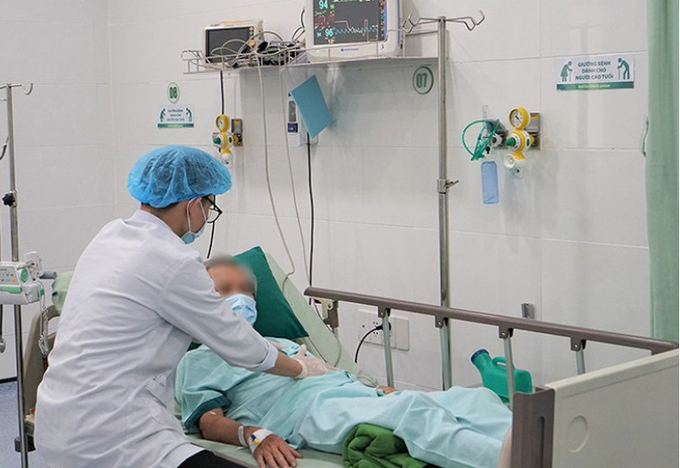 Bệnh nhân được theo dõi tại bệnh viện. Ảnh: BVCC