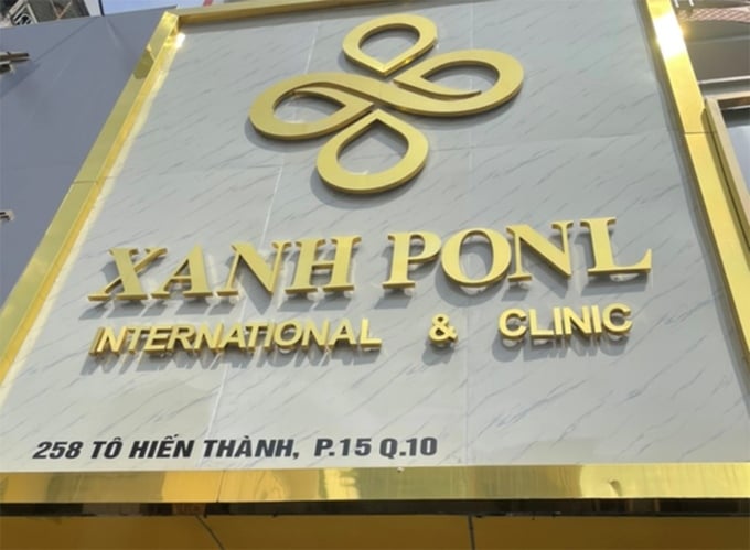 Cơ sở chăm sóc da Xanh Ponl International & Clinic bị xử phạt 160 triệu đồng và đình chỉ hoạt động 18 tháng
