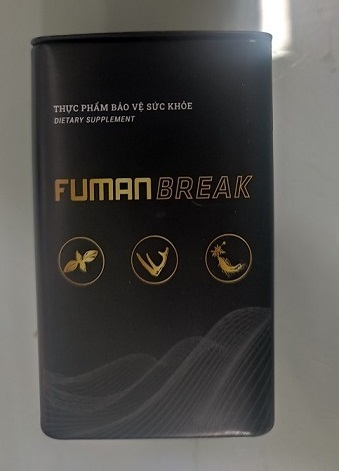 Thực phẩm bảo vệ sức khỏe FUMANBREAK vừa bị Cục An toàn thực phẩm phát đi cảnh báo sản phẩm có chứa chất cấm sildenafil