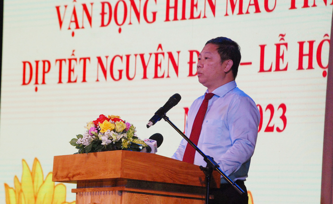 Ông  Dương Anh Đức -  Phó Chủ tịch UBND TP. HCM, Trưởng Ban CĐVĐHMTN TP.HCM phát biểu tại Hội nghị