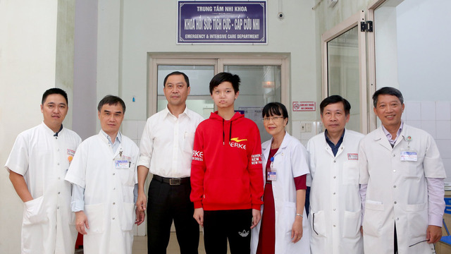Sau thời gian được điều trị tích cực, bệnh nhân được cho ra viện. Ảnh: SKĐS