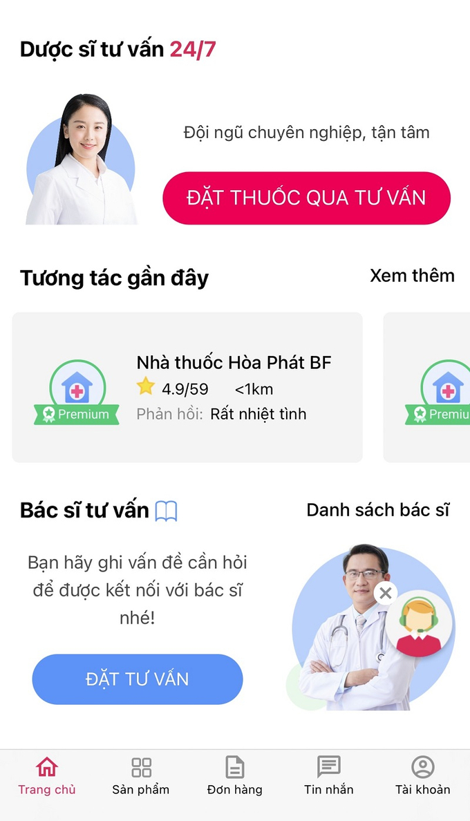 Ứng dụng chăm sóc sức khỏe Medigo