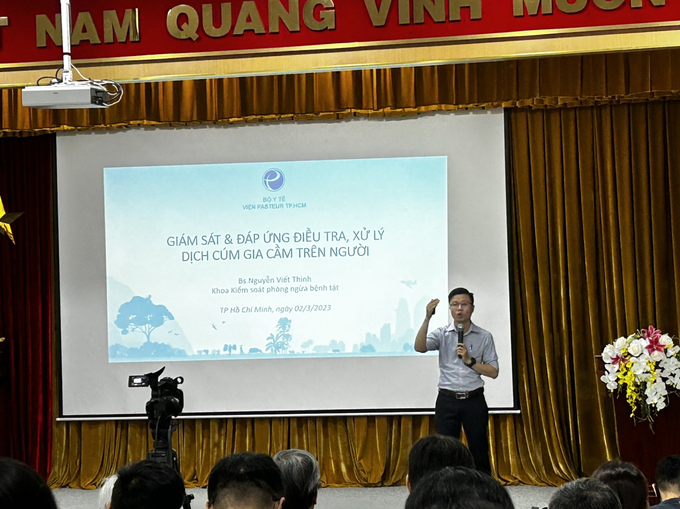 Viện Pasteur TP.HCM tập huấn về giám sát và điều tra, xử lý dịch cúm gia cầm trên người