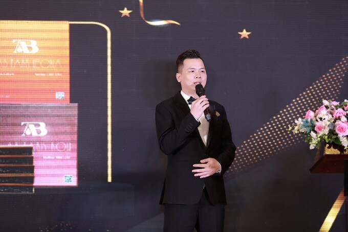 Ông Đặng Quốc Anh – CEO Công ty CP Quốc tế T-AB Group phát biểu tại sự kiện. Ảnh: Thương hiệu sản phẩm