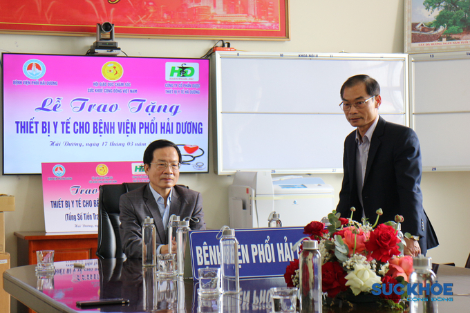 TS.BS Nguyễn Văn Lưu - Giám đốc Bệnh viện Phổi Hải Dương có đôi lời cảm tạ