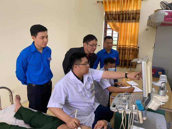 Tổng số lượt khám bệnh là 392 lượt, trong đó: 53 lượt khám nội chung, 48 lượt khám nội tim mạch, 46 lượt khám nội Cơ xương khớp, 25 lượt khám ngoại, 112 lượt siêu âm, 92 lượt khám Mắt và 64 lượt điện tim