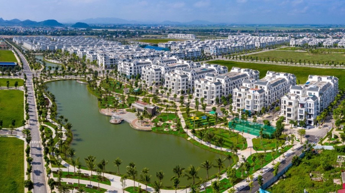 Khu đô thị Vinhome Star city tại phường Đông Hải, TP Thanh Hóa.