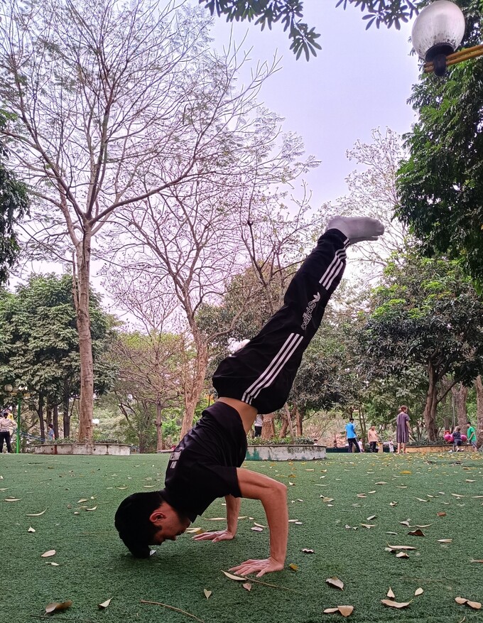 Chăm chỉ tập luyện giúp Trần Thép thay đổi vóc dáng