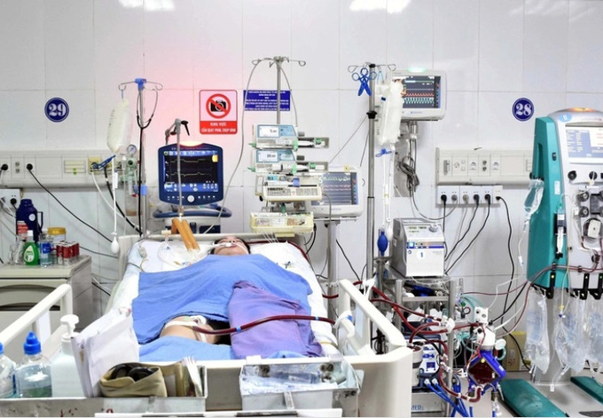 Sản phụ được điều trị tích cực và đã mổ bắt con khi thai được 34 tuần tuổi thành công. Ảnh: TTXVN